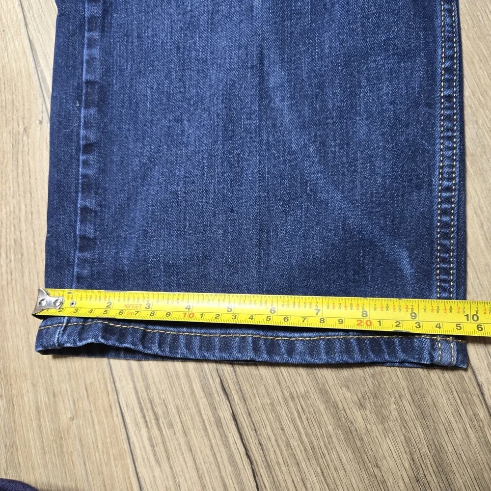 Levi's 569 Mens Loose Straight Fit Jeans Dark Wash Denim Comfort Casual W43 L30